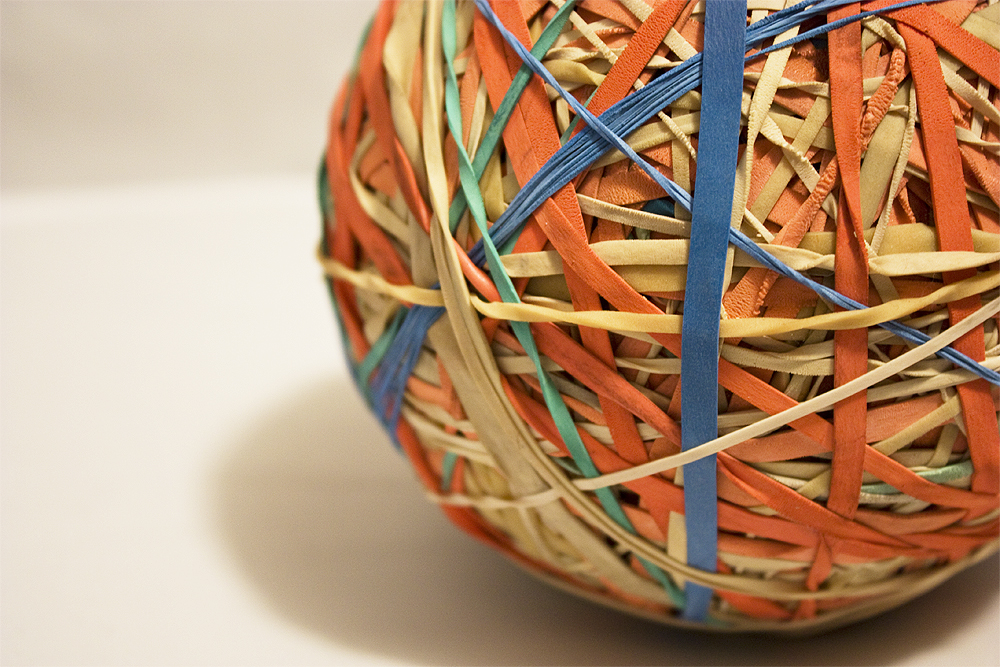 Giant rubberband ball