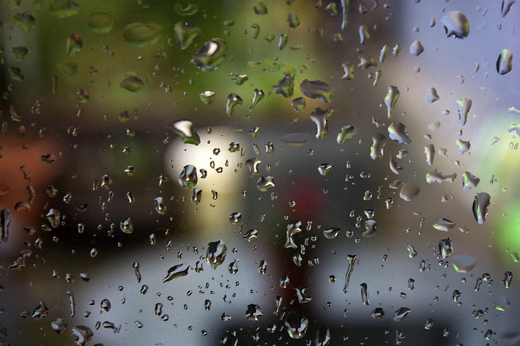 Raindrops on the window