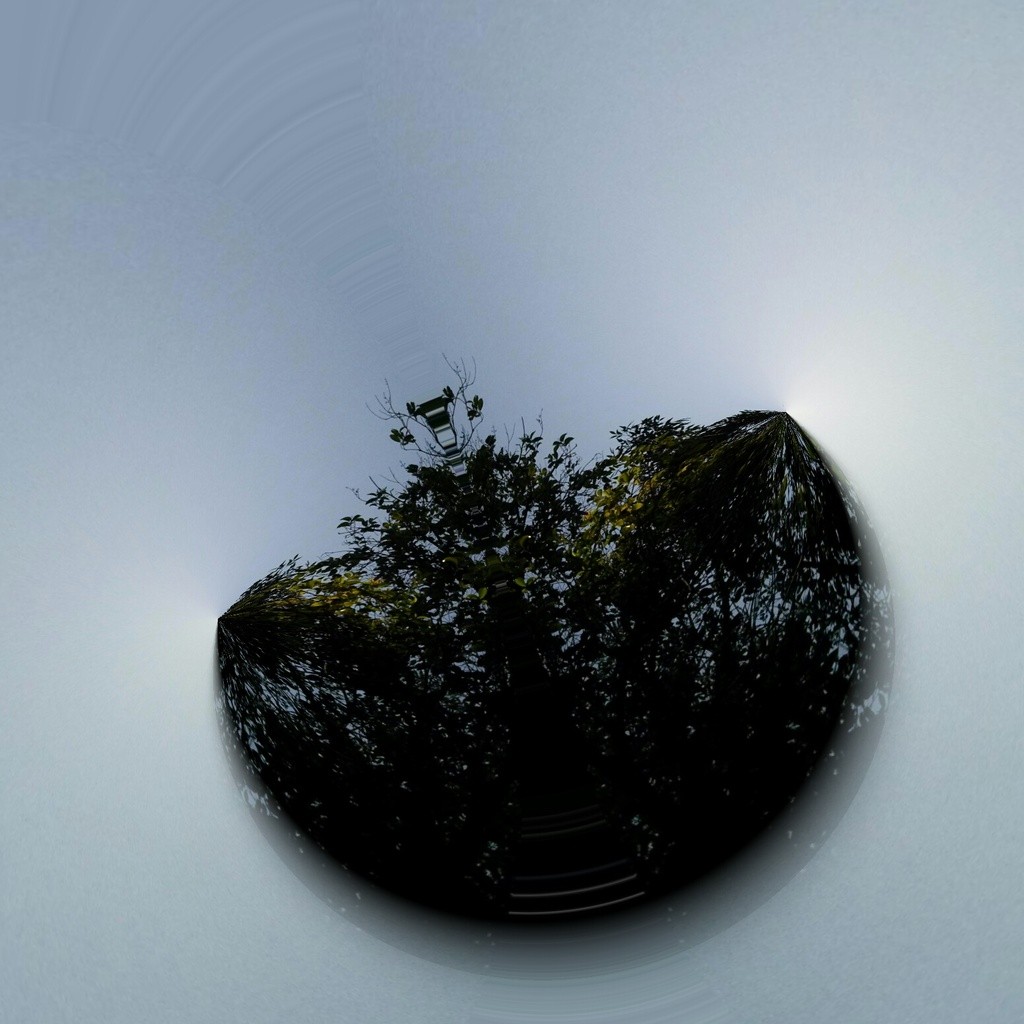 Early attempt with TinyPlanet app